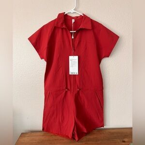 Lululemon Stretched ribbed pocketed romper